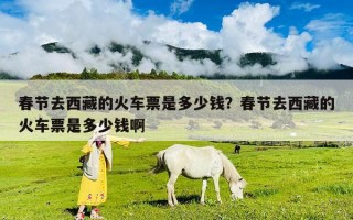春節去西藏的火車票是多少錢？春節去西藏的火車票是多少錢啊