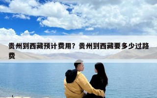 貴州到西藏預(yù)計費用？貴州到西藏要多少過路費